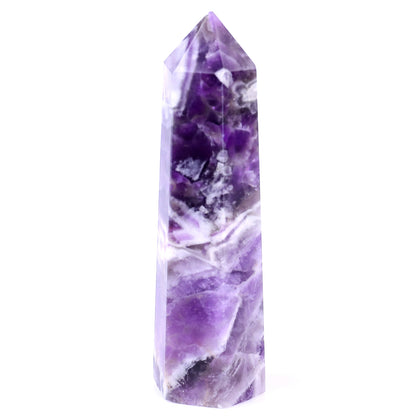 91mm Dream Amethyst Hand Carved Crystal Point Crystallumi