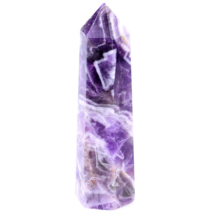 91mm Dream Amethyst Hand Carved Crystal Point Crystallumi