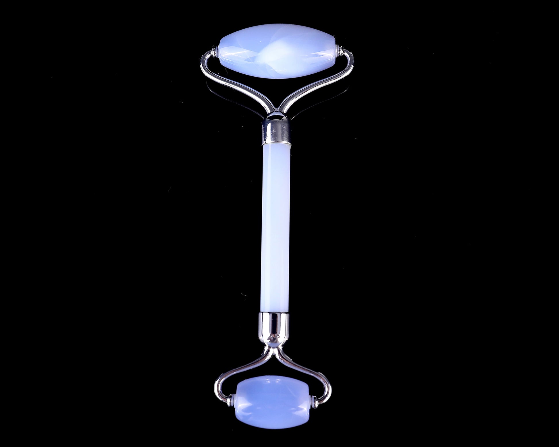 Blue Chalcedony Hand Carved Crystal Massage Tool Sets Crystallumi